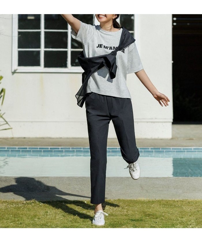 【アンフィーロ 自由区/UNFILO】のFINE MOVE テーパードパンツ インテリア・キッズ・メンズ・レディースファッション・服の通販 founy(ファニー) https://founy.com/ ファッション Fashion レディースファッション Fashion for Women パンツ Pants & Trousers イエロー Yellow シンプル Simple, Minimal ストレッチ Stretch, Stretchy Fabric スリット Slit, Slit Detail センター Center, Center Line ドローコード Drawcord, Drawstring Cord フィット Fit, Slim Fit 夏 Summer 春 Spring S/S・春夏 SS, Spring/Summer, Warm Season |ID: prp329100004839963 ipo3291000000035269411