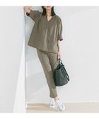 【アンフィーロ 自由区/UNFILO】のFINE MOVE テーパードパンツ カーキ|ID: prp329100004839963 ipo3291000000035269413