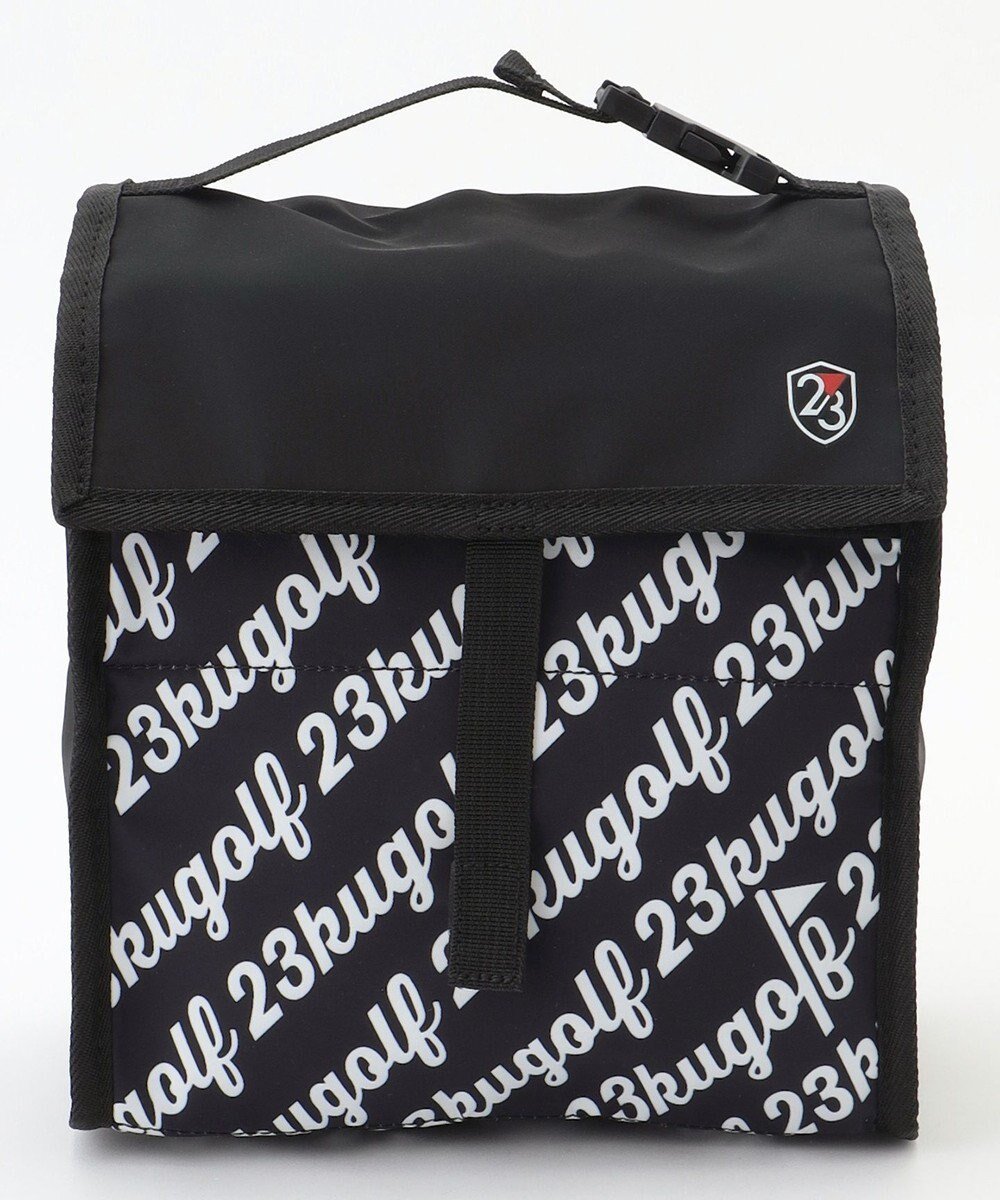 【23区 ゴルフ/NIJYUSANKU GOLF】の【UNISEX】ランチの持ち運びにも使える保冷バッグ 収納時もかさばらない折り畳み仕様 インテリア・キッズ・メンズ・レディースファッション・服の通販 founy(ファニー) 　ファッション　Fashion　レディースファッション　Fashion for Women　スポーツウェア　Functional & Stylish Sportswear　スポーツバッグ・ジム用ポーチ・バックパック　Gym Bag / Sports Backpack / Pouch for Training　フィットネス用品・トレーニングアクセサリー　Fitness Accessories / Sports Gear / Exercise Equipment　ユニセックス　Unisex, Genderless　コンパクト　Compact, Small Size　ゴルフ　Golf　スタイリッシュ　Stylish, Fashionable　スポーツ　Sports, Activewear　プリント　Print, Printed Pattern　夏　Summer　軽量　Lightweight, Ultra Light　ブラック系5|ID: prp329100004839987 ipo3291000000035269518