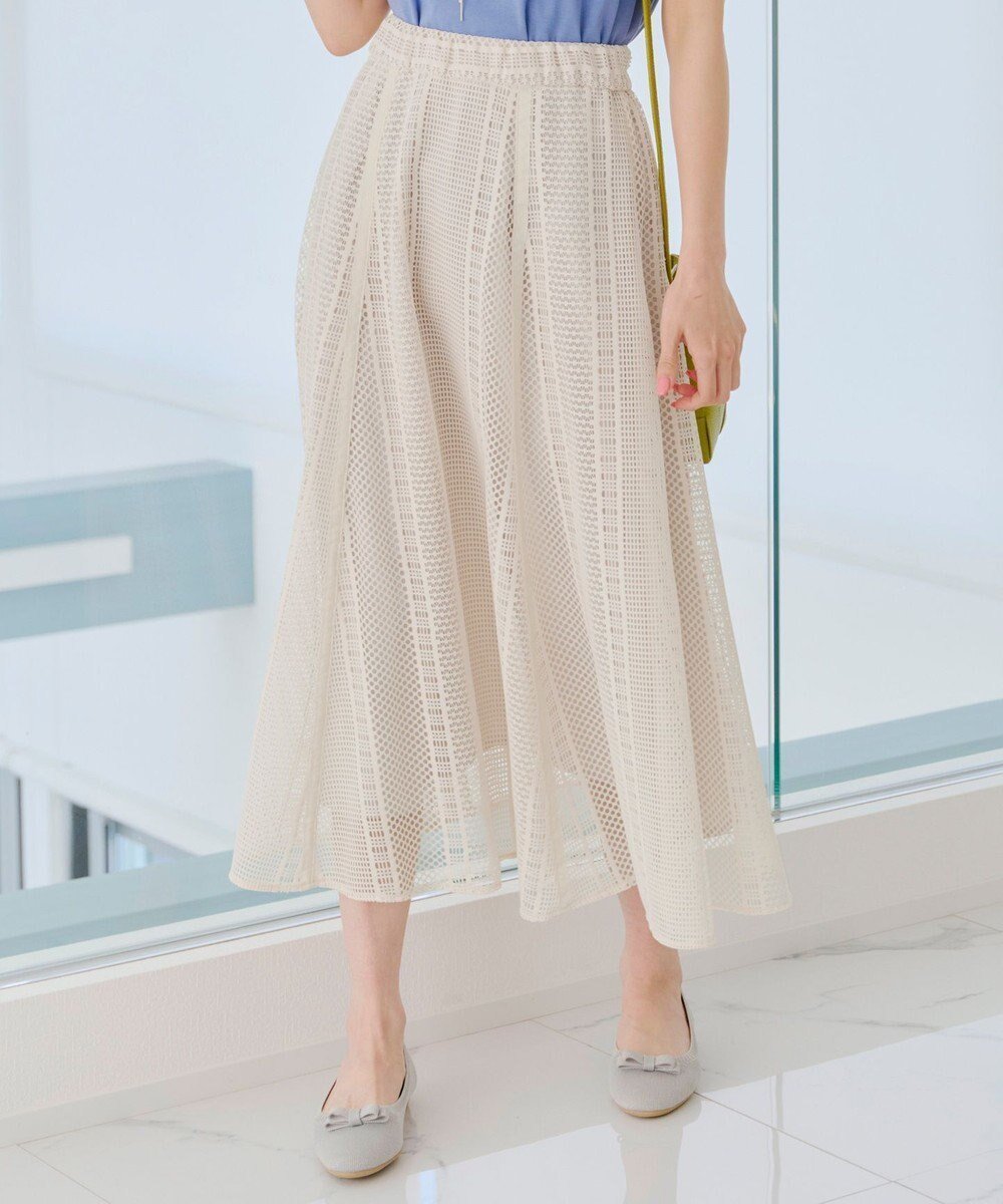【ティアクラッセ/Tiaclasse】のラインレーススカート インテリア・キッズ・メンズ・レディースファッション・服の通販 founy(ファニー) 　ファッション　Fashion　レディースファッション　Fashion for Women　スカート　Skirts　おすすめ　Recommended / Our Picks　アクセサリー　Fashion Accessories　エアリー　Airy Texture　カーディガン　Cardigan, Knitwear　チュニック　Tunic, Long Top　ポケット　Pocket, Pocket Detail　レース　Lace, Lace Fabric　再入荷　Restock / Back in Stock　夏　Summer　新作・新入荷　New Arrivals / New In　春　Spring　S/S・春夏　SS, Spring/Summer, Warm Season　オフホワイト|ID: prp329100004840010 ipo3291000000036116024