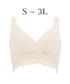 【ブラデリス ニューヨーク/BRADELIS New York】の【BRADELIS Me / ノンワイヤーブラジャー】オールインワンブラ ナイトブラ 補正 下着 24時間ラクに着用 綿混 しっかりフィット ブラデリス ME122105 エクリュ|ID: prp329100004840012 ipo3291000000035269617