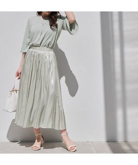 【エニィ スィス/any SiS】 【洗える】オーロラギャザー スカート人気、トレンドファッション・服の通販 founy(ファニー) ファッション Fashion レディースファッション Fashion for Women スカート Skirts ギャザー Gathered, Ruffled シンプル Simple, Minimal エレガント 上品 Elegant 夏 Summer 春 Spring S/S・春夏 SS, Spring/Summer, Warm Season 洗える Machine Washable |ID:prp329100004840014