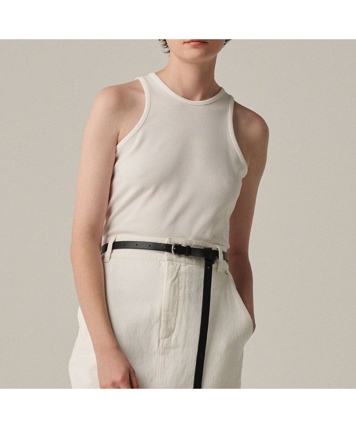 【アンクレイヴ/uncrave】のコットンミラノ アメスリ トップス(uncrave WHITE) インテリア・キッズ・メンズ・レディースファッション・服の通販 founy(ファニー) https://founy.com/ ファッション Fashion レディースファッション Fashion for Women トップス・カットソー Cut & Sew Tops アメリカン American Style インナー Innerwear 春 Spring カッティング Cutting Detail カットソー Cut and Sewn Top コンパクト Compact, Small Size ショート Short, Short Length シルケット Silket, Silky Cotton スリーブ Sleeve, Long Sleeve / Short Sleeve タンク Tank Top, Sleeveless Top バランス Balance, Style Balance ボトム Bottoms, Lower Wear ミラノ Milano Style, Italian-Inspired S/S・春夏 SS, Spring/Summer, Warm Season 夏 Summer エレガント 上品 Elegant |ID: prp329100004840018 ipo3291000000035269641