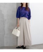 【エニィ スィス/any SiS】の【接触冷感・吸水速乾・UVカット】サラキレイ ワイドパンツ 人気、トレンドファッション・服の通販 founy(ファニー) ファッション Fashion レディースファッション Fashion for Women パンツ Pants & Trousers 春 Spring 吸水 Absorbent, Quick-Dry スキッパー Skipper, Open Collar ストレッチ Stretch, Stretchy Fabric セットアップ Set-Up, Coordinated Outfit フリル Frill, Ruffle ポケット Pocket, Pocket Detail 羽織 Haori, Light Jacket ワイド Wide, Wide Fit S/S・春夏 SS, Spring/Summer, Warm Season おすすめ Recommended / Our Picks 夏 Summer エレガント 上品 Elegant 新作・新入荷 New Arrivals / New In thumbnail アイボリー|ID: prp329100004840023 ipo3291000000035269666