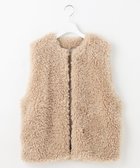 【フェルゥ/Feroux】のプードルファー ジレ 人気、トレンドファッション・服の通販 founy(ファニー) ファッション Fashion レディースファッション Fashion for Women アウター Coat / Outerwear Collection トップス・カットソー Cut & Sew Tops ベスト&ジレ / 重ね着スタイル Vests & Gilets ベスト Vest, Waistcoat ポケット Pocket, Pocket Detail リラックス Relax, Relaxed Fit A/W・秋冬 Autumn/Winter thumbnail ベージュ系|ID: prp329100004840027 ipo3291000000035394370