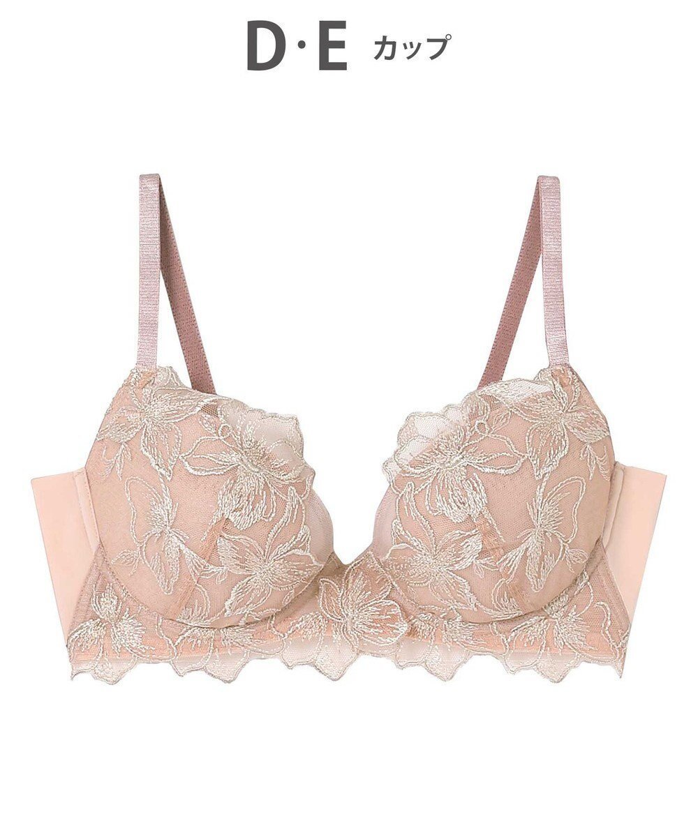 【アンフィ/AMPHI】のブラジャー 自然なまるみのあるバストシルエット 背中の段差ができにくい整える機能のブラ 【ふわふわブラ】 ブラ BYJ380 アンフィ/ワコール 人気、トレンドファッション・服の通販 founy(ファニー) 　ファッション　Fashion　レディースファッション　Fashion for Women　アンダー　Underwear Essentials　イエロー　Yellow　オレンジ　Orange　春　Spring　ストレッチ　Stretch, Stretchy Fabric　フィット　Fit, Slim Fit　ブラジャー　Bra, Lingerie　モチーフ　Motif, Design Theme　レース　Lace, Lace Fabric　ワイヤー　Wire, Wired Bra　エレガント 上品　Elegant　 other-1|ID: prp329100004840039 ipo3291000000036153383