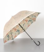 【アウロラ/AURORA】のシャルル ジョルダン 水彩調のカサブランカ柄 ジャンプ式耐風傘 ベージュ|ID: prp329100004840041 ipo3291000000035714564