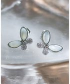 【ティアクラッセ/Tiaclasse】の【安田美沙子さん着用・金属アレルギー対応】バタフライモチーフピアス シルバーピアス|ID: prp329100004840052 ipo3291000000035269791
