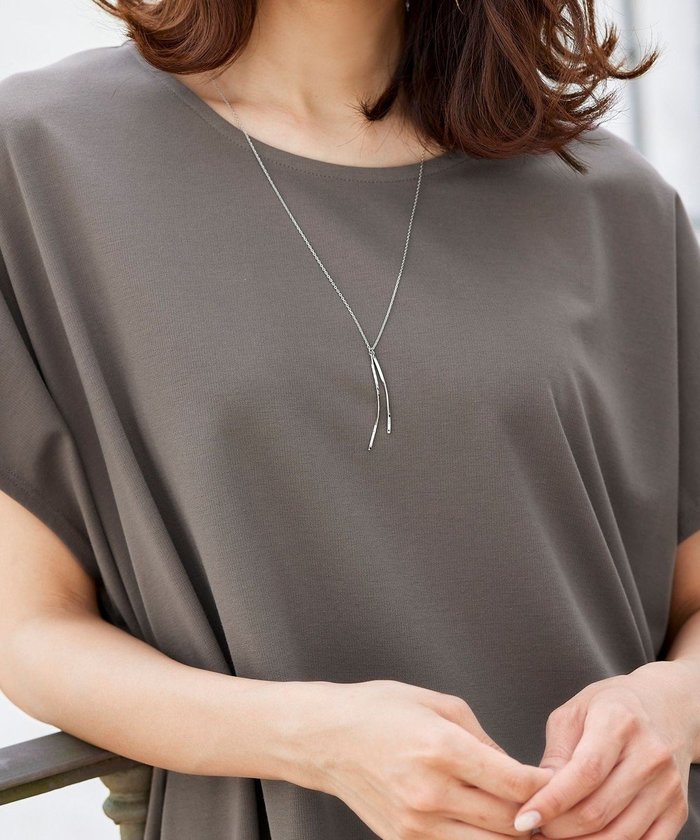 【ティアクラッセ/Tiaclasse】の【日本製】大人上品なフラットカーブバーネックレス インテリア・キッズ・メンズ・レディースファッション・服の通販 founy(ファニー) https://founy.com/ ファッション Fashion レディースファッション Fashion for Women ジュエリー Jewelry ネックレス Necklaces & Pendants アクセサリー Fashion Accessories チェーン Chain, Chain Strap ネックレス Necklace, Pendant Necklace ロング Long, Long-Length エレガント 上品 Elegant 日本製 Made In Japan |ID: prp329100004840057 ipo3291000000035574547