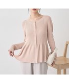 【アースミュージックアンドエコロジー/earth music&ecology】の【接触冷感】ペプラムニットカーディガン 人気、トレンドファッション・服の通販 founy(ファニー) ファッション Fashion レディースファッション Fashion for Women トップス・カットソー Cut & Sew Tops ニット Knit Tops & Sweaters カーディガン・羽織り Layered Style Cardigans カーディガン Cardigan, Knitwear パール Pearl, Pearl Accent フェミニン Feminine, Girly ペプラム Peplum, Flared Hem ポケット Pocket, Pocket Detail 秋 Autumn A/W・秋冬 Autumn/Winter 羽織 Haori, Light Jacket thumbnail Pink|ID: prp329100004840073 ipo3291000000036244969