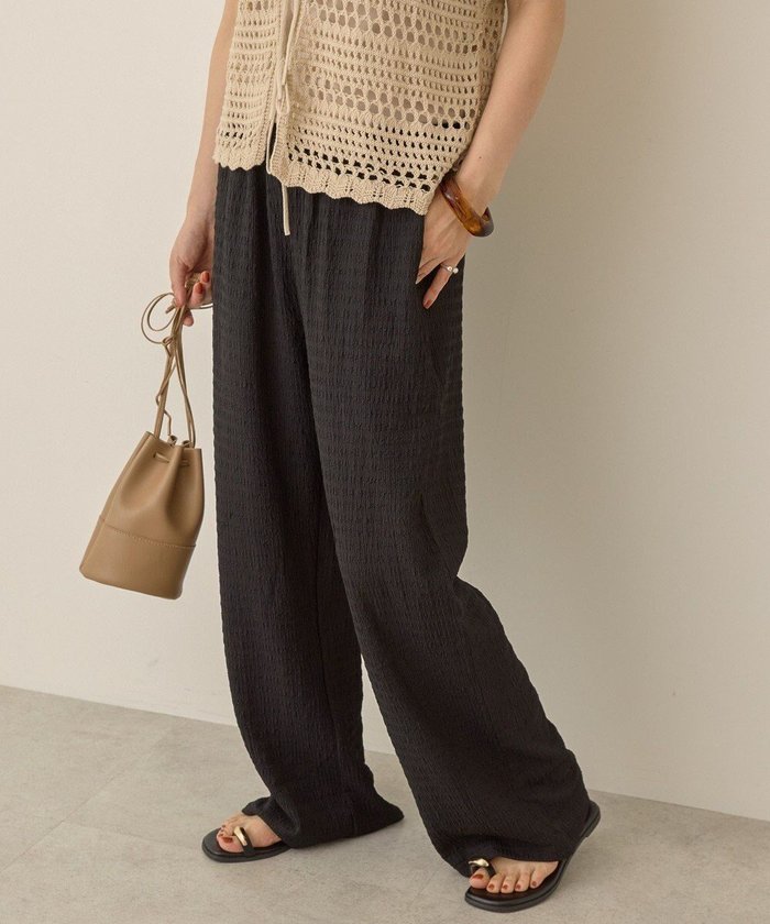 【アメリカンホリック/AMERICAN HOLIC】のシャーリングイージーパンツ インテリア・キッズ・メンズ・レディースファッション・服の通販 founy(ファニー) https://founy.com/ ファッション Fashion レディースファッション Fashion for Women パンツ Pants & Trousers シャーリング Shirring, Ruched フィット Fit, Slim Fit フォルム Silhouette, Form ポケット Pocket, Pocket Detail 夏 Summer 春 Spring S/S・春夏 SS, Spring/Summer, Warm Season |ID: prp329100004840080 ipo3291000000035892634