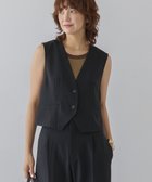 【アメリカンホリック/AMERICAN HOLIC】のショート丈ベスト Black|ID: prp329100004840083 ipo3291000000035808777