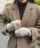 【ムーンバット/MOONBAT】の【カシミヤ100%】リブニットアームウォーマー グレー|ID: prp329100004840093 ipo3291000000035559938