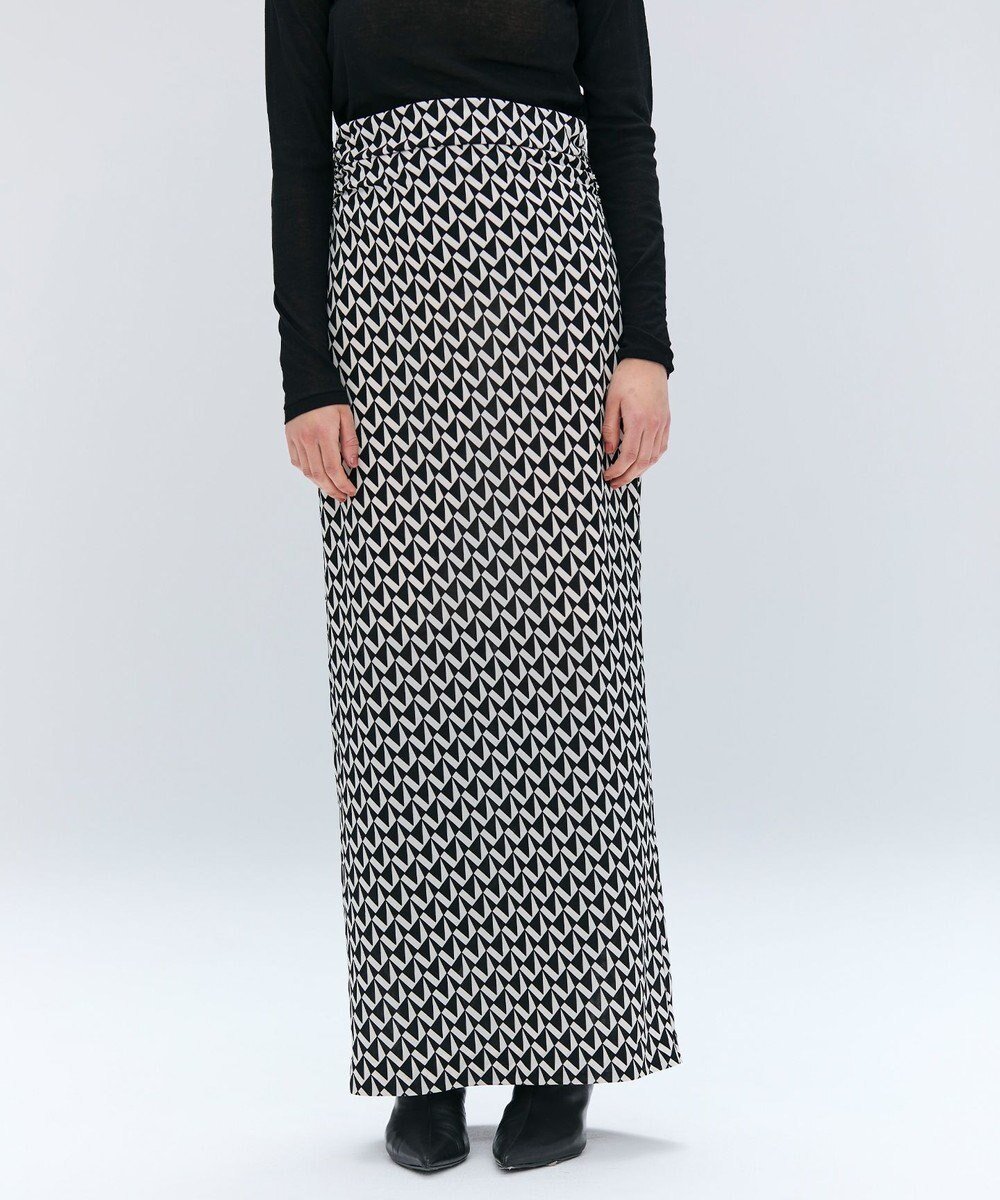 【ベイジ,/BEIGE,】の【洗える】MODESTO / ジャージーストレッチIラインロングスカート 人気、トレンドファッション・服の通販 founy(ファニー) 　ファッション　Fashion　レディースファッション　Fashion for Women　スカート　Skirts　ロングスカート　Long Skirts / Maxi & Midi Skirts　洗える　Machine Washable　ギャザー　Gathered, Ruffled　シンプル　Simple, Minimal　ストレッチ　Stretch, Stretchy Fabric　セットアップ　Set-Up, Coordinated Outfit　ドレープ　Drape, Draping Fabric　フィット　Fit, Slim Fit　プリント　Print, Printed Pattern　モノトーン　Monotone, Black and White　ロング　Long, Long-Length　A/W・秋冬　Autumn/Winter　S/S・春夏　SS, Spring/Summer, Warm Season　おすすめ　Recommended / Our Picks　夏　Summer　エレガント 上品　Elegant　 other-1|ID: prp329100004840099 ipo3291000000035857255