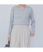 【アメリカンホリック/AMERICAN HOLIC】のシアーリブプルオーバー Gray Mixture|ID: prp329100004840110 ipo3291000000035270043