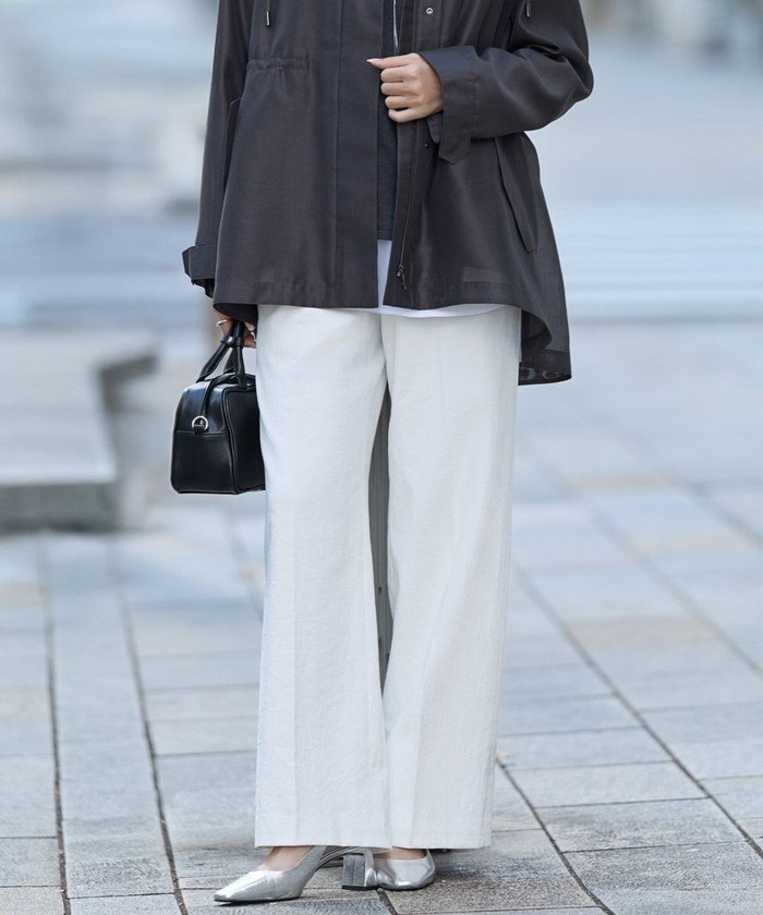 【アイシービー/iCB】の【先行予約】シェルタリングドライオックス ワイドパンツ インテリア・キッズ・メンズ・レディースファッション・服の通販 founy(ファニー) https://founy.com/ ファッション Fashion レディースファッション Fashion for Women パンツ Pants & Trousers オックス Oxford Fabric 春 Spring 今季 This Season, Current Season 吸水 Absorbent, Quick-Dry スマート Smart, Elegant センター Center, Center Line タンブラー Tumbler, Travel Mug 人気 Popular, Best Seller リネン Linen, Linen Fabric ワイド Wide, Wide Fit S/S・春夏 SS, Spring/Summer, Warm Season 夏 Summer ビジネス 仕事 通勤 Business / Work / Commuting 2026年 2026 |ID: prp329100004840119 ipo3291000000035858452