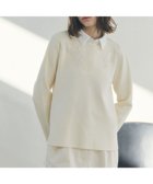 【イェッカ ヴェッカ/YECCA VECCA】の2way襟付きレースニット 人気、トレンドファッション・服の通販 founy(ファニー) ファッション Fashion レディースファッション Fashion for Women トップス・カットソー Cut & Sew Tops ニット Knit Tops & Sweaters セーター Sweater, Knitwear ポケット Pocket, Pocket Detail モチーフ Motif, Design Theme レース Lace, Lace Fabric 夏 Summer 春 Spring S/S・春夏 SS, Spring/Summer, Warm Season thumbnail Ivory|ID: prp329100004840123 ipo3291000000035270085