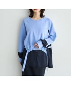 【イェッカ ヴェッカ/YECCA VECCA】のシャツレイヤードデザインプルオーバー Blue|ID: prp329100004840128 ipo3291000000035575502