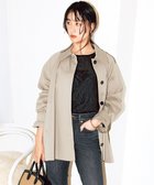 【アンフィーロ 自由区/UNFILO】の【昨年即完!春の売れ筋1位コート】Aライン スプリングコート ライトベージュ|ID: prp329100004840135 ipo3291000000036379075