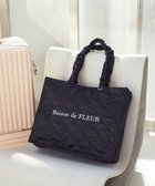 【メゾンドフルール/Maison de FLEUR】のギャザーハンドルキルティングキャリーオンバッグ 人気、トレンドファッション・服の通販 founy(ファニー) ファッション Fashion レディースファッション Fashion for Women バッグ Bags キルティング Quilted, Quilting ギャザー Gathered, Ruffled スマート Smart, Elegant チャーム Charm, Pendant トレンド Trend, Trending Now ポケット Pocket, Pocket Detail 旅行 Travel thumbnail Black|ID: prp329100004840152 ipo3291000000035704856