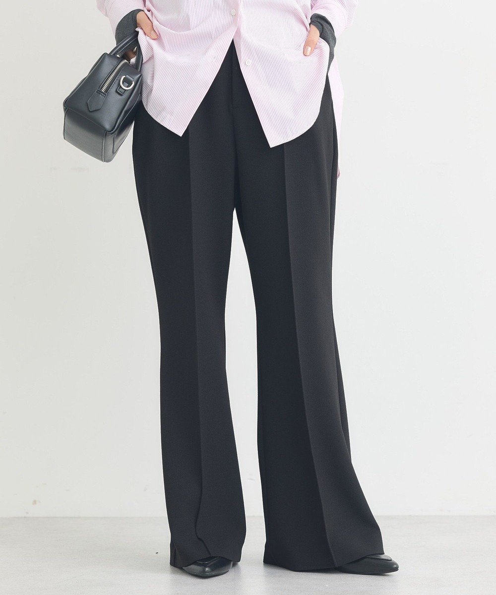 【アースミュージックアンドエコロジー/earth music&ecology】のセンターシームフレアパンツ インテリア・キッズ・メンズ・レディースファッション・服の通販 founy(ファニー) 　ファッション　Fashion　レディースファッション　Fashion for Women　パンツ　Pants & Trousers　シンプル　Simple, Minimal　フレア　Flare, Flared　ポケット　Pocket, Pocket Detail　夏　Summer　春　Spring　S/S・春夏　SS, Spring/Summer, Warm Season　ビジネス 仕事 通勤　Business / Work / Commuting　Black|ID: prp329100004840154 ipo3291000000035270202