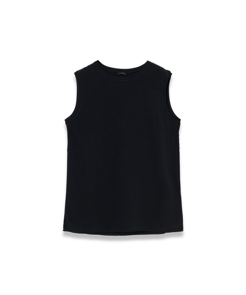 【ジョゼフ/JOSEPH】の【FOUNDATIONS】クレープドソワ ノースリーブ 人気、トレンドファッション・服の通販 founy(ファニー) 　ファッション　Fashion　レディースファッション　Fashion for Women　トップス・カットソー　Cut & Sew Tops　キャミソール&ノースリーブ　Camisoles & Sleeveless Tops　シャツ・ブラウス・オフィスカジュアル　Elegant Blouses & Button-Ups　エレガント 上品　Elegant　春　Spring　クラシック　Classic, Timeless Style　コレクション　Collection, Seasonal Line　シルク　Silk, 100% Silk　シンプル　Simple, Minimal　ノースリーブ　Sleeveless, No-Sleeve　ファブリック　Fabric, Textile　フィット　Fit, Slim Fit　ラグジュアリー　Luxury, Elegant　レギュラー　Regular, Standard Fit　S/S・春夏　SS, Spring/Summer, Warm Season　夏　Summer　 other-1|ID: prp329100004840164 ipo3291000000035530107