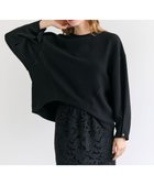 【ベイジ,/BEIGE,】のBROOM / スウェット風ライトフォルムプルオーバー Black|ID: prp329100004840168 ipo3291000000035270252