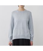 【アイシービー/iCB】のグロッシーペーパーブレンド クルーネックプルオーバー 人気、トレンドファッション・服の通販 founy(ファニー) ファッション Fashion レディースファッション Fashion for Women トップス・カットソー Cut & Sew Tops ニット Knit Tops & Sweaters カジュアルプルオーバー・ニットトップス Pullovers & Knit Tops / Casual Pullovers 春 Spring シンプル Simple, Minimal スリット Slit, Slit Detail セーター Sweater, Knitwear S/S・春夏 SS, Spring/Summer, Warm Season 夏 Summer エレガント 上品 Elegant 2026年 2026 thumbnail スモーキーサックス|ID: prp329100004840171 ipo3291000000035270263