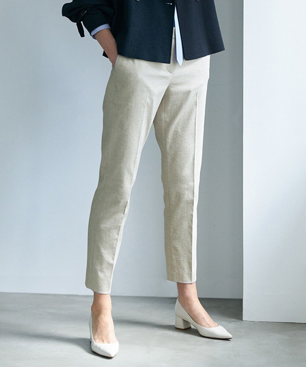 【アイシービー/iCB】の【先行予約】シェルタリングドライオックス スティックパンツ インテリア・キッズ・メンズ・レディースファッション・服の通販 founy(ファニー) 　ファッション　Fashion　レディースファッション　Fashion for Women　パンツ　Pants & Trousers　オックス　Oxford Fabric　春　Spring　吸水　Absorbent, Quick-Dry　ジャケット　Jacket, Outerwear　スマート　Smart, Elegant　センター　Center, Center Line　タンブラー　Tumbler, Travel Mug　パターン　Pattern, Design Print　リネン　Linen, Linen Fabric　ワイド　Wide, Wide Fit　S/S・春夏　SS, Spring/Summer, Warm Season　夏　Summer　ビジネス 仕事 通勤　Business / Work / Commuting　2026年　2026　フラックス|ID: prp329100004840172 ipo3291000000035575507