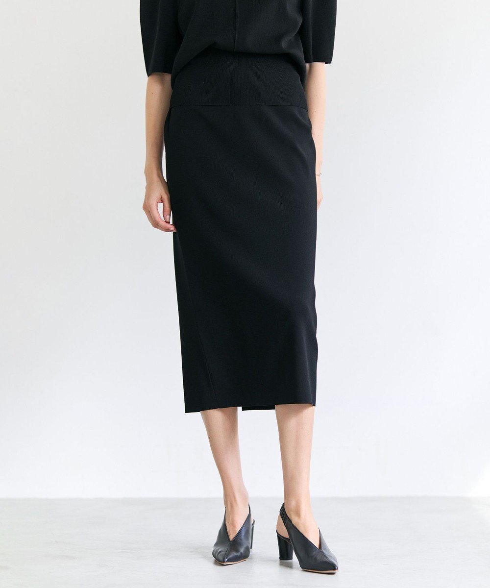 【ベイジ,/BEIGE,】のLAURA / ドライタッチ ストレッチニットスカート インテリア・キッズ・メンズ・レディースファッション・服の通販 founy(ファニー) 　ファッション　Fashion　レディースファッション　Fashion for Women　スカート　Skirts　ウォッシャブル　Machine Washable　春　Spring　カットソー　Cut and Sewn Top　シューズ　Shoes, Footwear　シンプル　Simple, Minimal　ジャケット　Jacket, Outerwear　ストレッチ　Stretch, Stretchy Fabric　セットアップ　Set-Up, Coordinated Outfit　定番　Standard, Basic Item　バランス　Balance, Style Balance　フィット　Fit, Slim Fit　フラット　Flat, Flat Shoes　ペチコート　Petticoat, Underskirt　A/W・秋冬　Autumn/Winter　S/S・春夏　SS, Spring/Summer, Warm Season　夏　Summer　エレガント 上品　Elegant　ビジネス 仕事 通勤　Business / Work / Commuting　Black|ID: prp329100004840173 ipo3291000000035704898