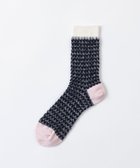 【トリコテ/Tricote】のウェーブボーダー バンピーソックス 39NAVY|ID: prp329100004840181 ipo3291000000035270300