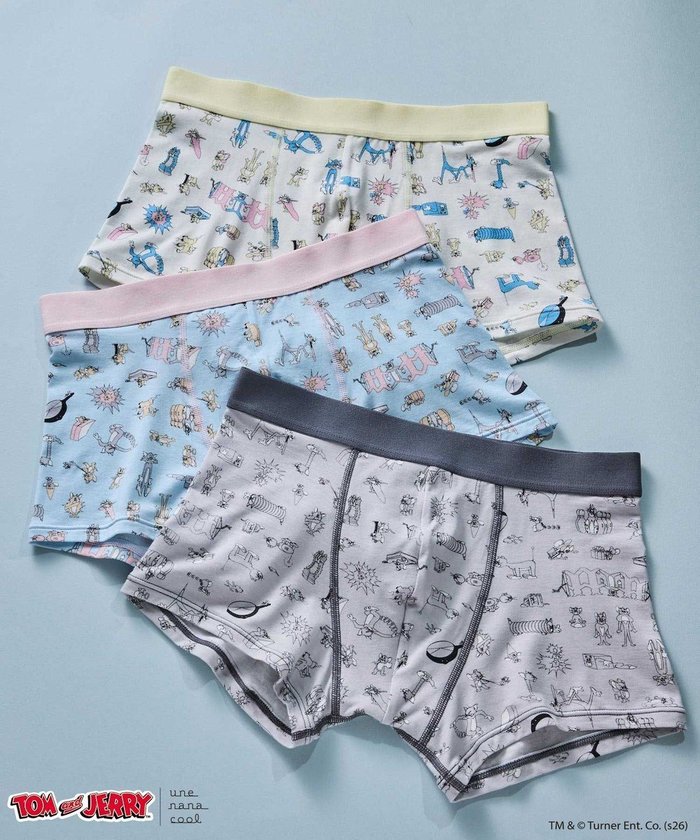 【ウンナナクール/une nana cool】のトムとジェリー × une nana cool メンズボクサーパンツ インテリア・キッズ・メンズ・レディースファッション・服の通販 founy(ファニー) https://founy.com/ ファッション Fashion レディースファッション Fashion for Women パンツ Pants & Trousers アンダー Underwear Essentials コラボ Collaboration, Collab ショーツ Shorts, Short Pants フィット Fit, Slim Fit モチーフ Motif, Design Theme |ID: prp329100004840188 ipo3291000000035270328