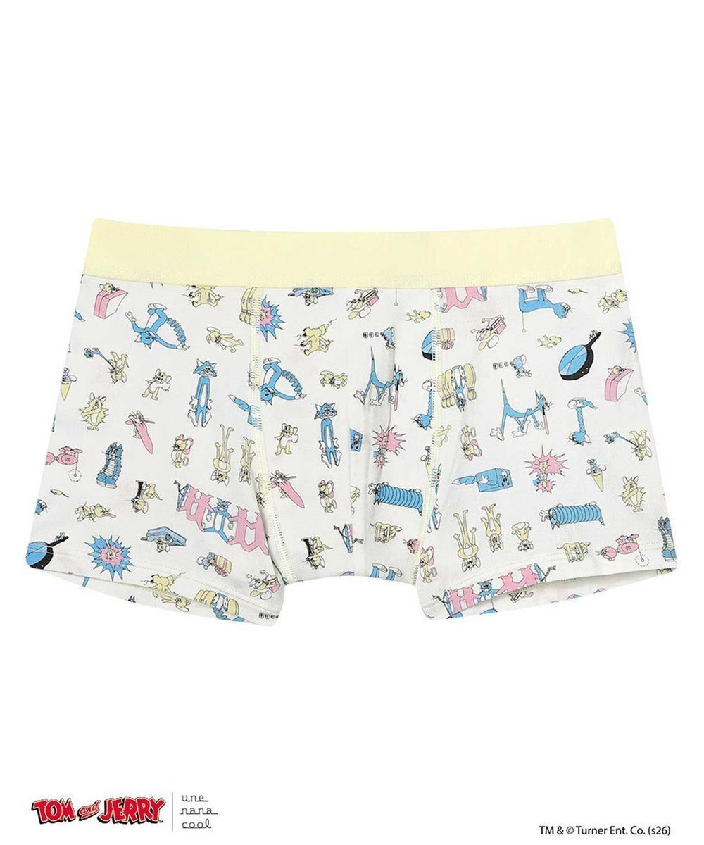【ウンナナクール/une nana cool】のトムとジェリー × une nana cool メンズボクサーパンツ インテリア・キッズ・メンズ・レディースファッション・服の通販 founy(ファニー) 　ファッション　Fashion　レディースファッション　Fashion for Women　パンツ　Pants & Trousers　アンダー　Underwear Essentials　コラボ　Collaboration, Collab　ショーツ　Shorts, Short Pants　フィット　Fit, Slim Fit　モチーフ　Motif, Design Theme　アイボリー|ID: prp329100004840188 ipo3291000000035270330