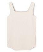 【アンフィーロ 自由区/UNFILO】のフライス スクエアタンク グレージュ|ID: prp329100004840193 ipo3291000000035270344