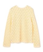 【アンフィーロ 自由区/UNFILO】の【前後着用可能】ラッセルレース 2WAYプルオーバー 人気、トレンドファッション・服の通販 founy(ファニー) ファッション Fashion レディースファッション Fashion for Women トップス・カットソー Cut & Sew Tops カーディガン・羽織り Layered Style Cardigans カジュアルプルオーバー・ニットトップス Pullovers & Knit Tops / Casual Pullovers 春 Spring かぎ針 Crochet カーディガン Cardigan, Knitwear ストレッチ Stretch, Stretchy Fabric スリット Slit, Slit Detail デニム Denim, Jeans Material トレンド Trend, Trending Now ボトム Bottoms, Lower Wear ラッセル Raschel, Raschel Lace レース Lace, Lace Fabric S/S・春夏 SS, Spring/Summer, Warm Season 夏 Summer thumbnail イエロー|ID: prp329100004840195 ipo3291000000035270353