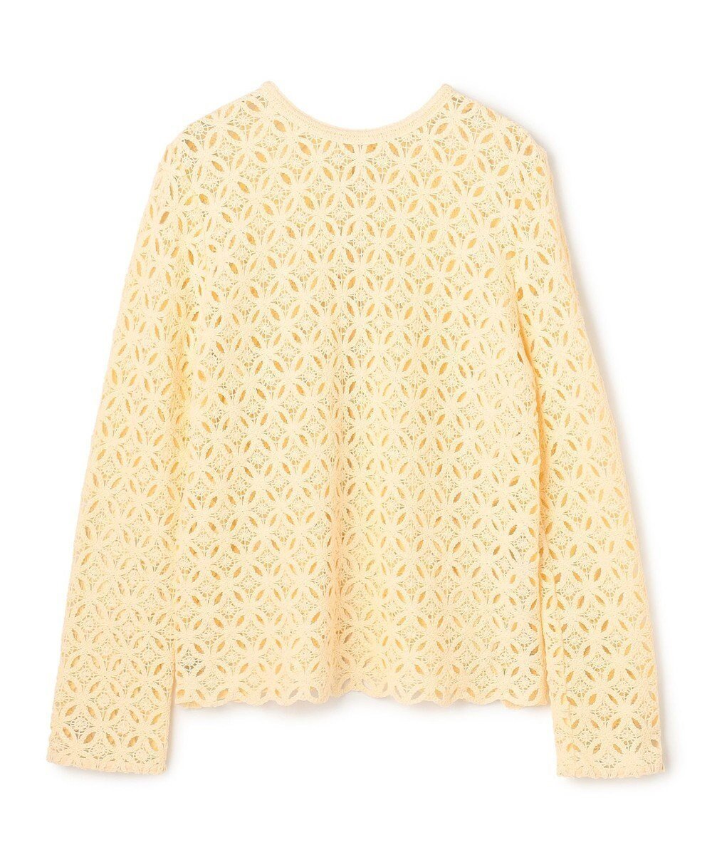 【アンフィーロ 自由区/UNFILO】の【前後着用可能】ラッセルレース 2WAYプルオーバー インテリア・キッズ・メンズ・レディースファッション・服の通販 founy(ファニー) ファッション Fashion レディースファッション Fashion for Women トップス・カットソー Cut & Sew Tops カーディガン・羽織り Layered Style Cardigans カジュアルプルオーバー・ニットトップス Pullovers & Knit Tops / Casual Pullovers 春 Spring かぎ針 Crochet カーディガン Cardigan, Knitwear ストレッチ Stretch, Stretchy Fabric スリット Slit, Slit Detail デニム Denim, Jeans Material トレンド Trend, Trending Now ボトム Bottoms, Lower Wear ラッセル Raschel, Raschel Lace レース Lace, Lace Fabric S/S・春夏 SS, Spring/Summer, Warm Season 夏 Summer イエロー|ID: prp329100004840195 ipo3291000000035270353