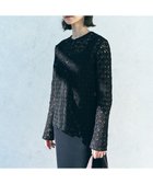 【アンフィーロ 自由区/UNFILO】の【前後着用可能】ラッセルレース 2WAYプルオーバー 人気、トレンドファッション・服の通販 founy(ファニー) ファッション Fashion レディースファッション Fashion for Women トップス・カットソー Cut & Sew Tops カーディガン・羽織り Layered Style Cardigans カジュアルプルオーバー・ニットトップス Pullovers & Knit Tops / Casual Pullovers 春 Spring かぎ針 Crochet カーディガン Cardigan, Knitwear ストレッチ Stretch, Stretchy Fabric スリット Slit, Slit Detail デニム Denim, Jeans Material トレンド Trend, Trending Now ボトム Bottoms, Lower Wear ラッセル Raschel, Raschel Lace レース Lace, Lace Fabric S/S・春夏 SS, Spring/Summer, Warm Season 夏 Summer thumbnail ブラック|ID: prp329100004840195 ipo3291000000035859497