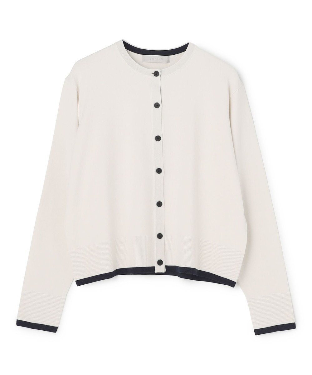 【アンフィーロ 自由区/UNFILO】のマイビューティニット バイカラー カーディガン インテリア・キッズ・メンズ・レディースファッション・服の通販 founy(ファニー) ファッション Fashion レディースファッション Fashion for Women トップス・カットソー Cut & Sew Tops ニット Knit Tops & Sweaters カーディガン・羽織り Layered Style Cardigans ウォッシャブル Machine Washable 春 Spring カーディガン Cardigan, Knitwear 抗菌 Antibacterial, Bacteria-Resistant ツイスト Tweed, Tweed Fabric 人気 Popular, Best Seller S/S・春夏 SS, Spring/Summer, Warm Season 夏 Summer グレージュ×ブラック|ID: prp329100004840198 ipo3291000000035270368