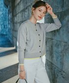 【アンフィーロ 自由区/UNFILO】のマイビューティニット バイカラー カーディガン 人気、トレンドファッション・服の通販 founy(ファニー) ファッション Fashion レディースファッション Fashion for Women トップス・カットソー Cut & Sew Tops ニット Knit Tops & Sweaters カーディガン・羽織り Layered Style Cardigans ウォッシャブル Machine Washable 春 Spring カーディガン Cardigan, Knitwear 抗菌 Antibacterial, Bacteria-Resistant ツイスト Tweed, Tweed Fabric 人気 Popular, Best Seller S/S・春夏 SS, Spring/Summer, Warm Season 夏 Summer thumbnail グレー×イエロー|ID: prp329100004840198 ipo3291000000035569285