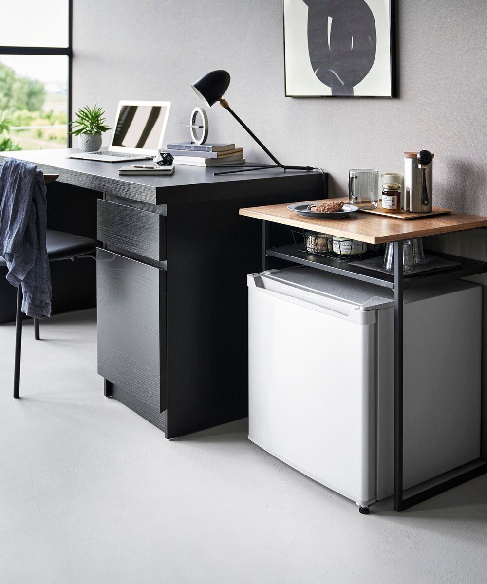 【タワー/tower】の引き出し付き冷蔵庫上ラック タワー 45L用 ブラック 人気、トレンドファッション・服の通販 founy(ファニー) ファッション Fashion レディースファッション Fashion for Women おすすめ Recommended / Our Picks グラス Glass, Eyewear シンプル Simple, Minimal other-1|ID: prp329100004840219 ipo3291000000035270433