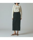 【グレース コンチネンタル/GRACE CONTINENTAL】のフェザーヤーンシャイニースカート ブラック|ID: prp329100004840222 ipo3291000000035270442