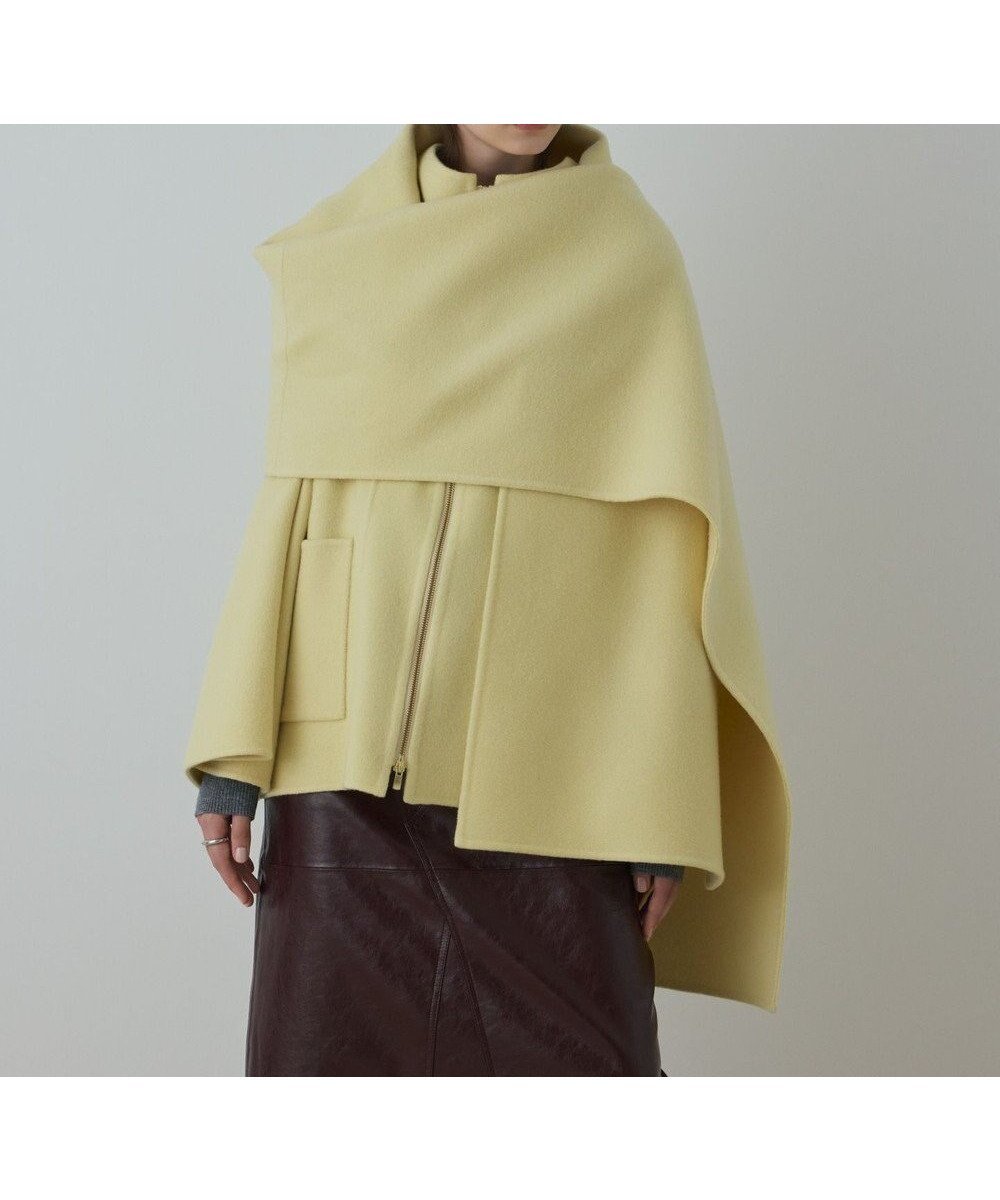 【グレース コンチネンタル/GRACE CONTINENTAL】のストール付リバージップブルゾン インテリア・キッズ・メンズ・レディースファッション・服の通販 founy(ファニー) ファッション Fashion レディースファッション Fashion for Women アウター Coat / Outerwear Collection レディースジャケット・軽アウター Jackets ブルゾンジャケット・スポーティアウター Blouson Jackets イエロー Yellow ショート Short, Short Length シンプル Simple, Minimal ジャケット Jacket, Outerwear ストール Stole, Wrap スマート Smart, Elegant トレンド Trend, Trending Now ブルゾン Blouson, Bomber Jacket 冬 Winter / This Winter A/W・秋冬 Autumn/Winter イエロー|ID: prp329100004840232 ipo3291000000035828985