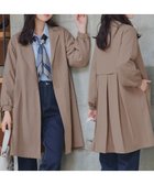 【ティアクラッセ/Tiaclasse】のバックプリーツパフスリーブコート ベージュ|ID: prp329100004840239 ipo3291000000036377715