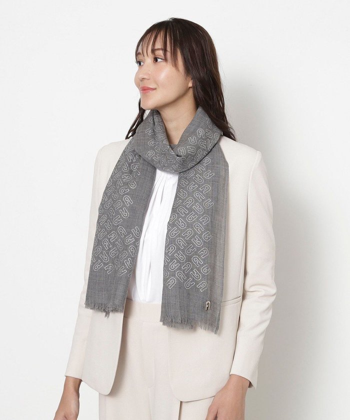 【ムーンバット/MOONBAT】のFURLA(フルラ)ウール アーチロゴストール インテリア・キッズ・メンズ・レディースファッション・服の通販 founy(ファニー) https://founy.com/ ファッション Fashion レディースファッション Fashion for Women イタリア Italy エレガント 上品 Elegant ショール Shawl, Wrap ストール Stole, Wrap パターン Pattern, Design Print A/W・秋冬 Autumn/Winter |ID: prp329100004840250 ipo3291000000035270537