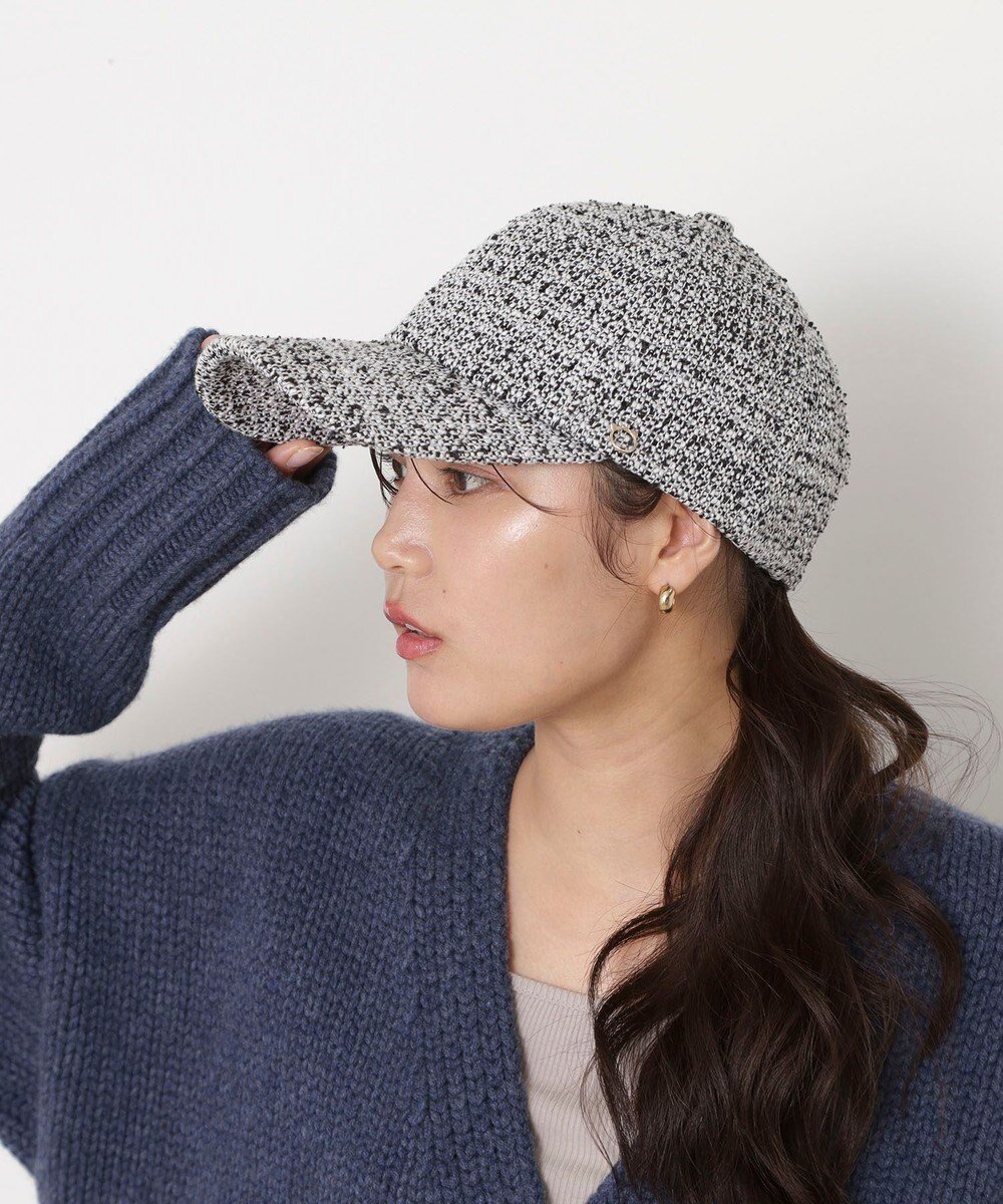 【ムーンバット/MOONBAT】のPAUL JOE ACCESSOIRES(ポール ジョー)ツイード キャップ 帽子 ネコチャーム付 UVカット インテリア・キッズ・メンズ・レディースファッション・服の通販 founy(ファニー) 　ファッション　Fashion　レディースファッション　Fashion for Women　キャップ&ハット　Hats & Caps　エレガント 上品　Elegant　キャップ　Cap, Baseball Cap　シンプル　Simple, Minimal　チャーム　Charm, Pendant　ツイード　Twill, Twill Weave　トレンド　Trend, Trending Now　ネコ　Cat, Feline Motif　帽子　Hat, Headwear　メタル　Metal, Metal Parts　モノトーン　Monotone, Black and White　ブラック|ID: prp329100004840251 ipo3291000000035270543