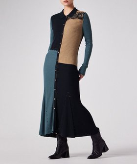 【ポール スミス/Paul Smith】のレース カラーブロック ワンピース 人気、トレンドファッション・服の通販 founy(ファニー) ファッション Fashion レディースファッション Fashion for Women ワンピース Dresses ニットワンピース Knit Dresses エレガント 上品 Elegant ドレス Dress, One-Piece ブロック Block, Solid Block Pattern レース Lace, Lace Fabric ワイドリブ Wide Rib, Wide Ribbed Knit 夏 Summer S/S・春夏 SS, Spring/Summer, Warm Season A/W・秋冬 Autumn/Winter |ID:prp329100004840262