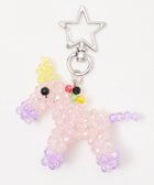 【ウィゴー/WEGO】のユニコーンビーズキーホルダー ピンク|ID: prp329100004840272 ipo3291000000035270615