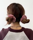 【ウィゴー/WEGO】のL2Pベロアシュシュ ピンク|ID: prp329100004840278 ipo3291000000035270638