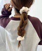 【ウィゴー/WEGO】のL2Pベロアシュシュ ホワイトアイボリー|ID: prp329100004840278 ipo3291000000035270639