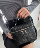 【ウィゴー/WEGO】のメタルパーツキルティングバニティショルダー ブラック|ID: prp329100004840281 ipo3291000000035270651